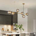 Moderne Gold Kronleuchter Pendelleuchten LED Lichter Glas Pendelleuchten